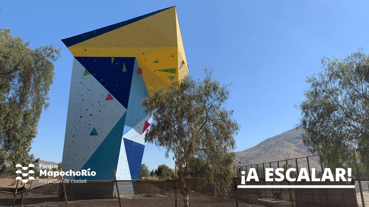 Ecomundo Construye Nuevo Rocódromo Del Parque Mapocho Río.