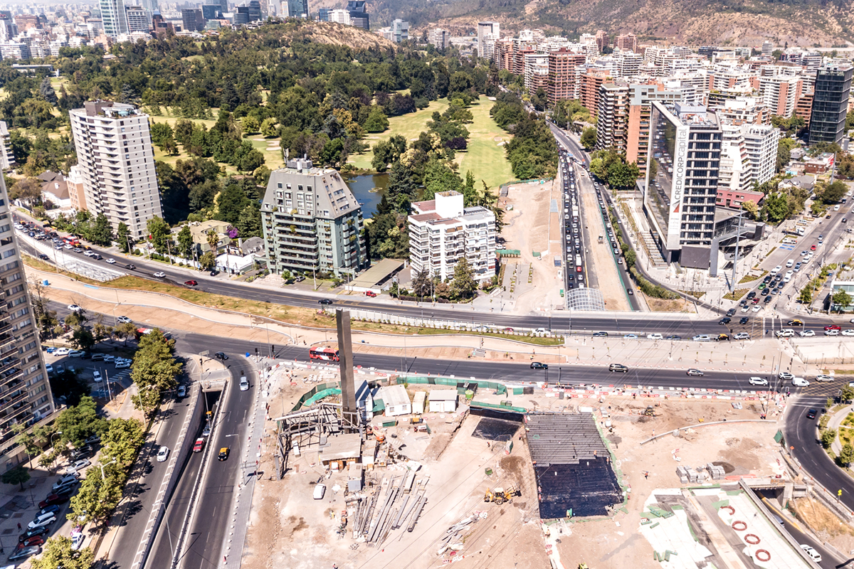 Ecomundo Presente En Construcción Autopista Américo Véspucio Oriente - Imagen 2