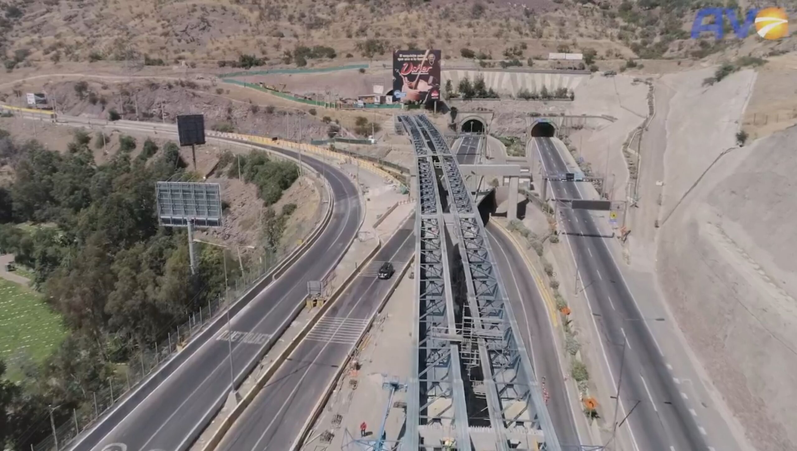 Avances Construcción De La Nueva Autopista Américo Vespucio Oriente - Imagen 2